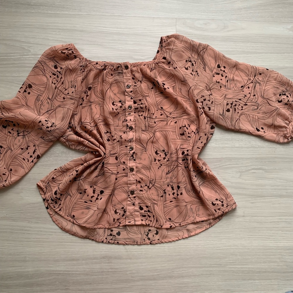 H&M Peasant Top Blouse